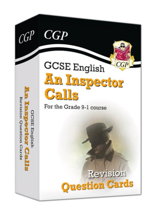 Cover image for 9781789083446 - GCSE English - An Inspector Calls Revision Question Cards