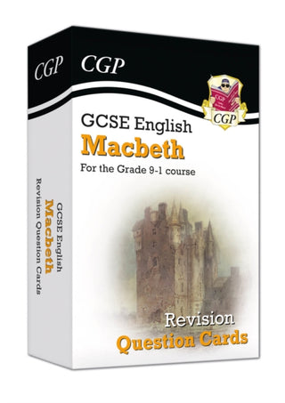 Cover image for 9781789083453 - GCSE English Shakespeare - Macbeth Revision Question Cards