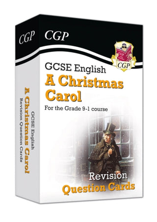 Cover image for 9781789083484 - GCSE English - A Christmas Carol Revision Question Cards