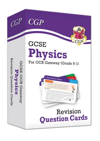 Cover image for 9781789083743 - GCSE Physics OCR Gateway Revision Question Cards