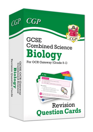 Cover image for 9781789083750 - GCSE Combined Science: Biology OCR Gateway Revision Question Cards