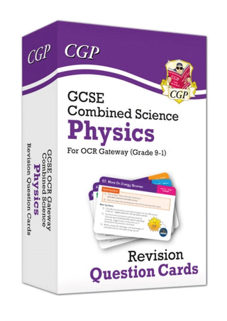 Cover image for 9781789083774 - GCSE Combined Science: Physics OCR Gateway Revision Question Cards