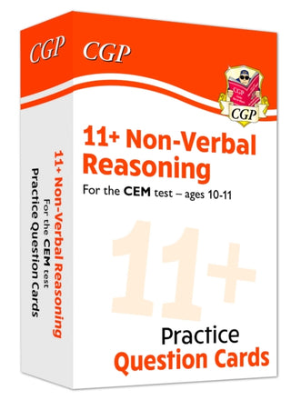 Cover image for 9781789083842 - 11+ CEM Non-Verbal Reasoning Revision Question Cards - Ages 10-11