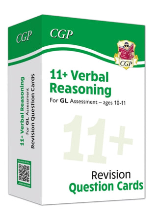 Cover image for 9781789083866 - 11+ GL Verbal Reasoning Revision Question Cards - Ages 10-11