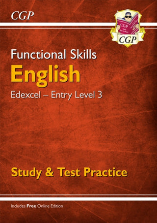 Supplemental image for 9781789083958 - Functional Skills English: Edexcel Entry Level 3 - Study & Test Practice
