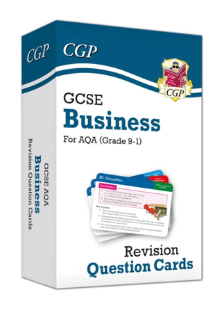 Cover image for 9781789084146 - GCSE Business AQA Revision Question Cards