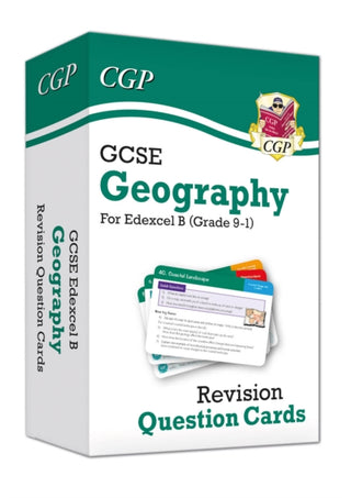 Cover image for 9781789084603 - GCSE Geography Edexcel B Revision Question Cards