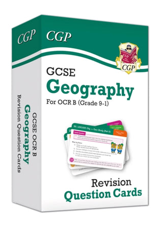Cover image for 9781789084610 - GCSE Geography OCR B Revision Question Cards