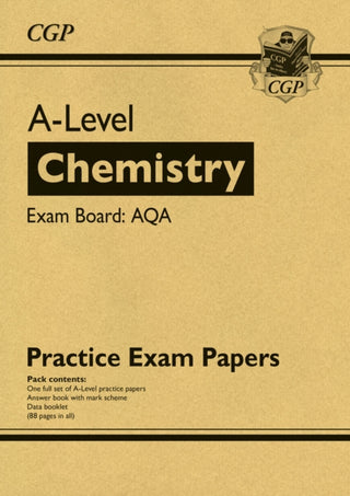 Cover image for 9781789084641 - A-Level Chemistry AQA Practice Papers