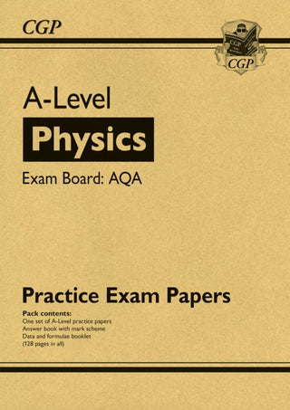 Cover image for 9781789084658 - A-Level Physics AQA Practice Papers