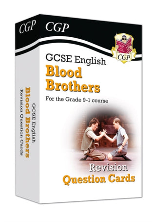 Cover image for 9781789084726 - GCSE English - Blood Brothers Revision Question Cards