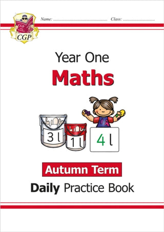 Cover image for 9781789085044 - KS1 Maths Year 1 Daily Practice Book: Autumn Term