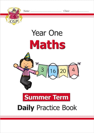 Cover image for 9781789085068 - KS1 Maths Year 1 Daily Practice Book: Summer Term