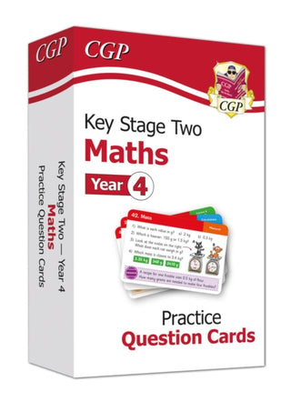Cover image for 9781789085181 - KS2 Maths Year 4 Practice Question Cards