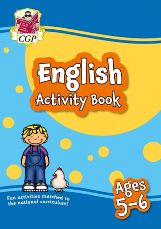 Cover image for 9781789085310 - English Activity Book for Ages 5-6 (Year 1)