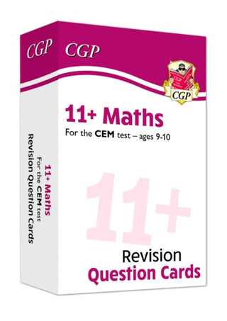 Cover image for 9781789085488 - 11+ CEM Revision Question Cards: Maths - Ages 9-10