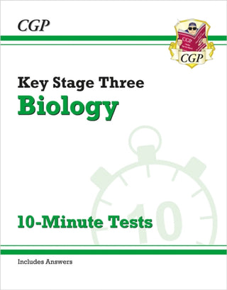 Cover image for 9781789085792 - KS3 Biology 10-Minute Tests (with answers)