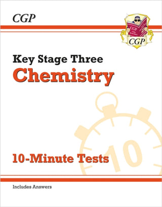 Cover image for 9781789085808 - KS3 Chemistry 10-Minute Tests (with answers)