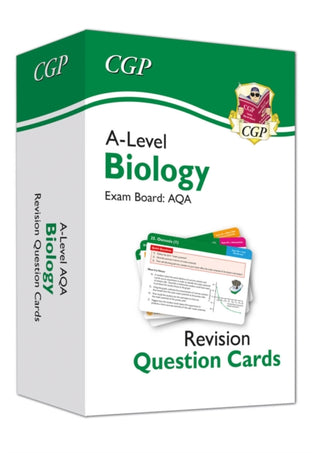 Cover image for 9781789085921 - A-Level Biology AQA Revision Question Cards
