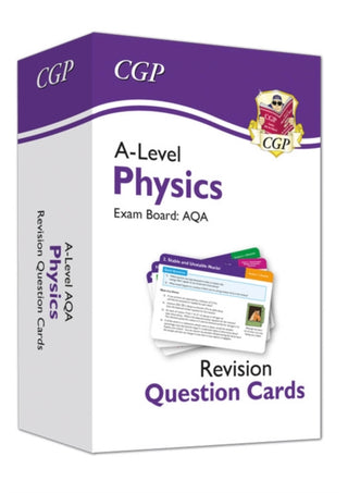 Cover image for 9781789085945 - A-Level Physics AQA Revision Question Cards