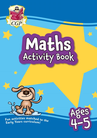 Cover image for 9781789086034 - Maths Activity Book for Ages 4-5 (Reception)