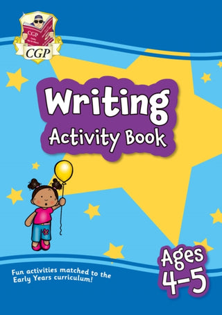 Cover image for 9781789086041 - Writing Activity Book for Ages 4-5 (Reception)