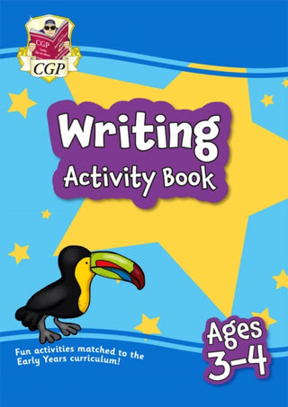 Cover image for 9781789086065 - Writing Activity Book for Ages 3-4 (Preschool)