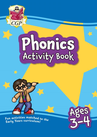 Cover image for 9781789086072 - Phonics Activity Book for Ages 3-4 (Preschool)