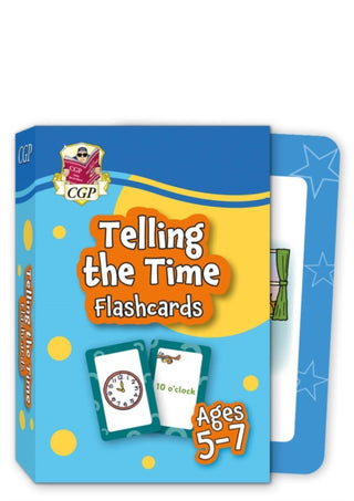 Cover image for 9781789086164 - Telling the Time Flashcards for Ages 5-7
