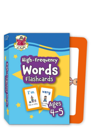 Cover image for 9781789086188 - High-Frequency Words Flashcards for Ages 4-5 (Reception)