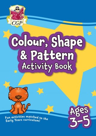 Cover image for 9781789086201 - Colour, Shape & Pattern Maths Activity Book for Ages 3-5