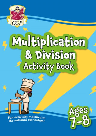 Cover image for 9781789086232 - Multiplication & Division Activity Book for Ages 7-8 (Year 3)