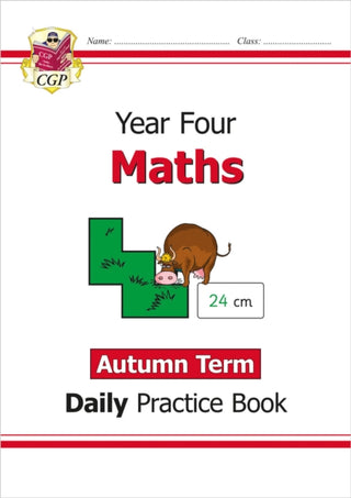 Cover image for 9781789086522 - KS2 Maths Year 4 Daily Practice Book: Autumn Term