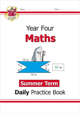 Cover image for 9781789086546 - KS2 Maths Year 4 Daily Practice Book: Summer Term