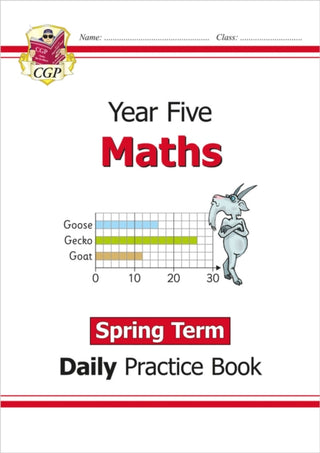 Cover image for 9781789086560 - KS2 Maths Year 5 Daily Practice Book: Spring Term