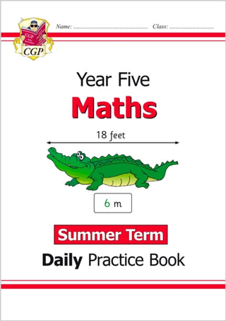 Cover image for 9781789086577 - KS2 Maths Year 5 Daily Practice Book: Summer Term