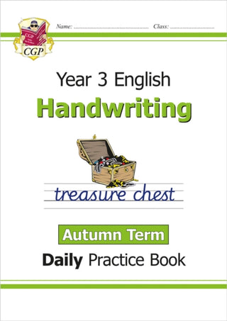 Cover image for 9781789086614 - KS2 Handwriting Year 3 Daily Practice Book: Autumn Term