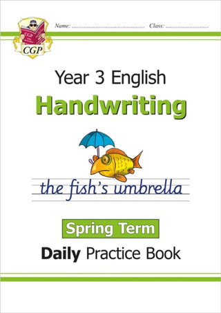 Cover image for 9781789086621 - KS2 Handwriting Year 3 Daily Practice Book: Spring Term