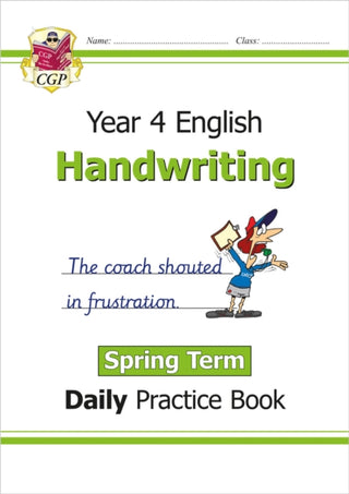 Cover image for 9781789086652 - KS2 Handwriting Year 4 Daily Practice Book: Spring Term