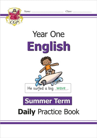 Cover image for 9781789086775 - KS1 English Year 1 Daily Practice Book: Summer Term