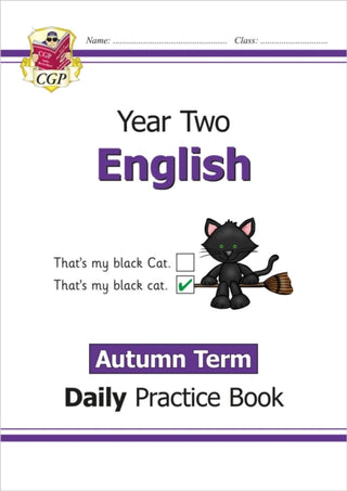 Cover image for 9781789086782 - KS1 English Year 2 Daily Practice Book: Autumn Term