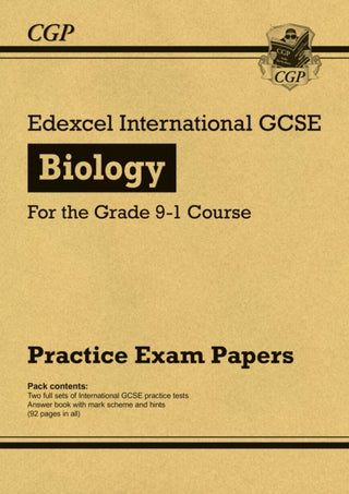 Cover image for 9781789086812 - Edexcel International GCSE Biology Practice Papers