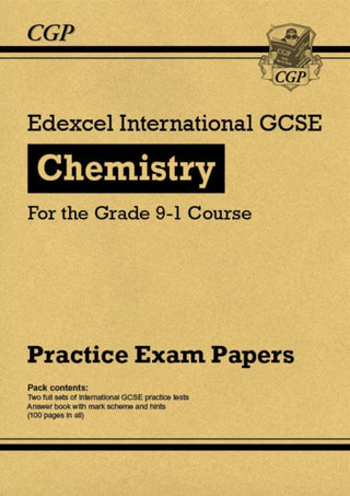 Cover image for 9781789086829 - Edexcel International GCSE Chemistry Practice Papers