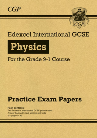 Cover image for 9781789086836 - Edexcel International GCSE Physics Practice Papers