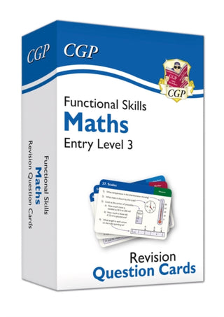 Cover image for 9781789086942 - Functional Skills Maths Revision Question Cards - Entry Level 3