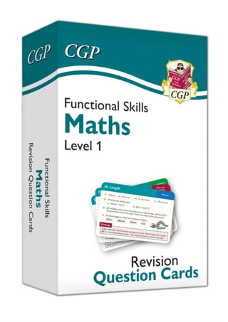 Cover image for 9781789086959 - Functional Skills Maths Revision Question Cards - Level 1