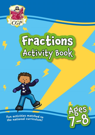 Cover image for 9781789087116 - Fractions Maths Activity Book for Ages 7-8 (Year 3)