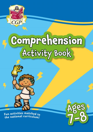 Cover image for 9781789087147 - English Comprehension Activity Book for Ages 7-8 (Year 3)
