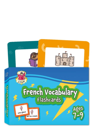 Cover image for 9781789087420 - French Vocabulary Flashcards for Ages 7-9 (with Free Online Audio)