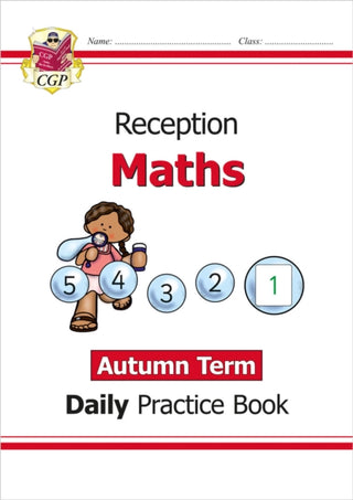 Cover image for 9781789087581 - Reception Maths Daily Practice Book: Autumn Term